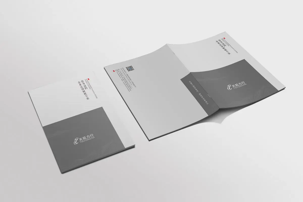 中国风天拓力行画册设计
