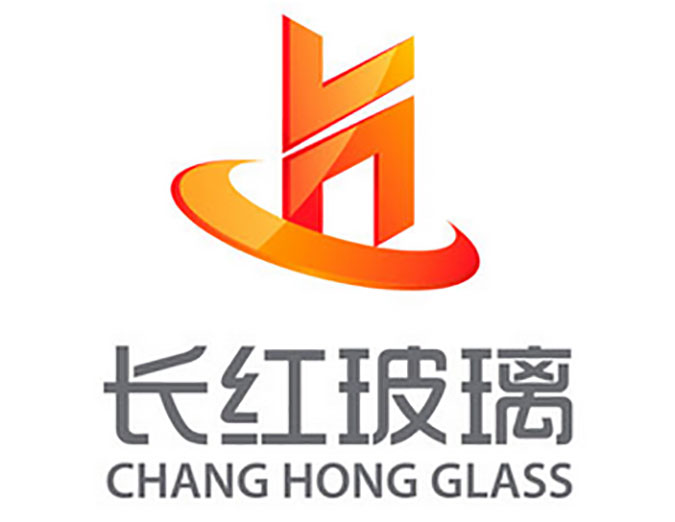 长虹玻璃标志logo设计
