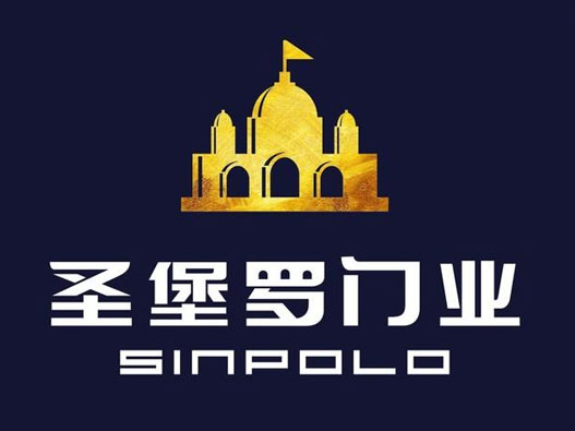 玻璃门LOGO设计-SINPOLO圣堡罗品牌logo设计