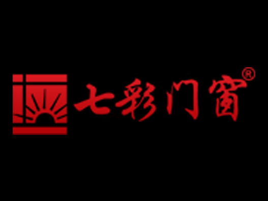 七彩门窗logo