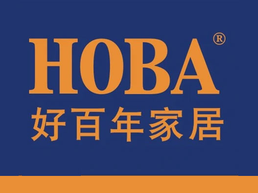 建材连锁LOGO设计-HOBA好百年家居品牌logo设计
