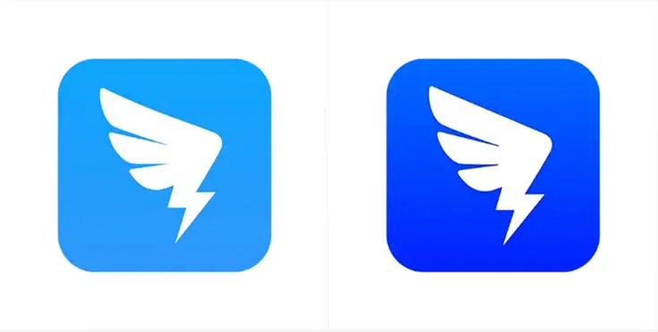 钉钉翅膀图标变蓝了!