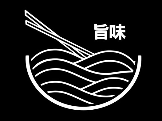 旨味餐厅logo设计-日本拉面餐厅UMAMI品牌形象设计