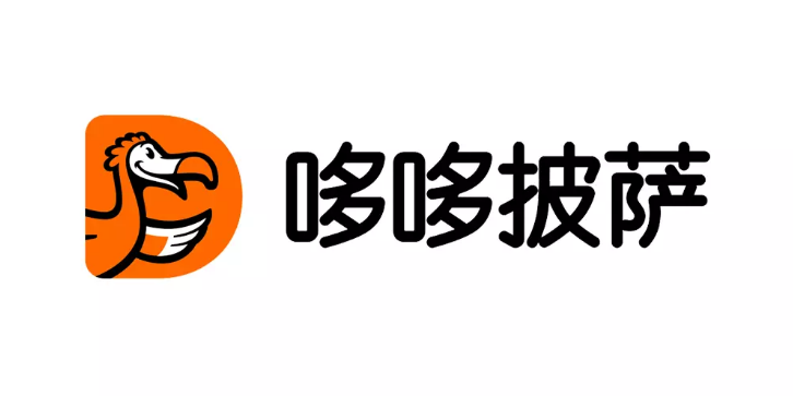 中国市场的哆哆披萨logo