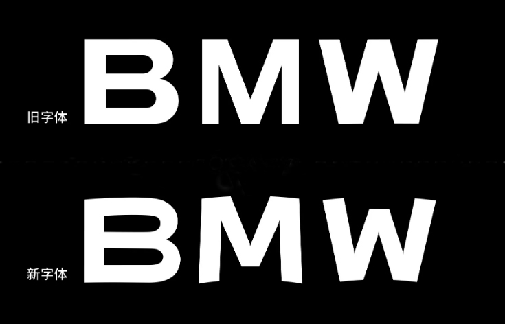 宝马BMW的透明新logo