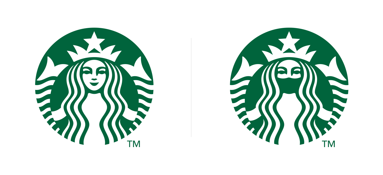 疫情下品牌logo的隔离