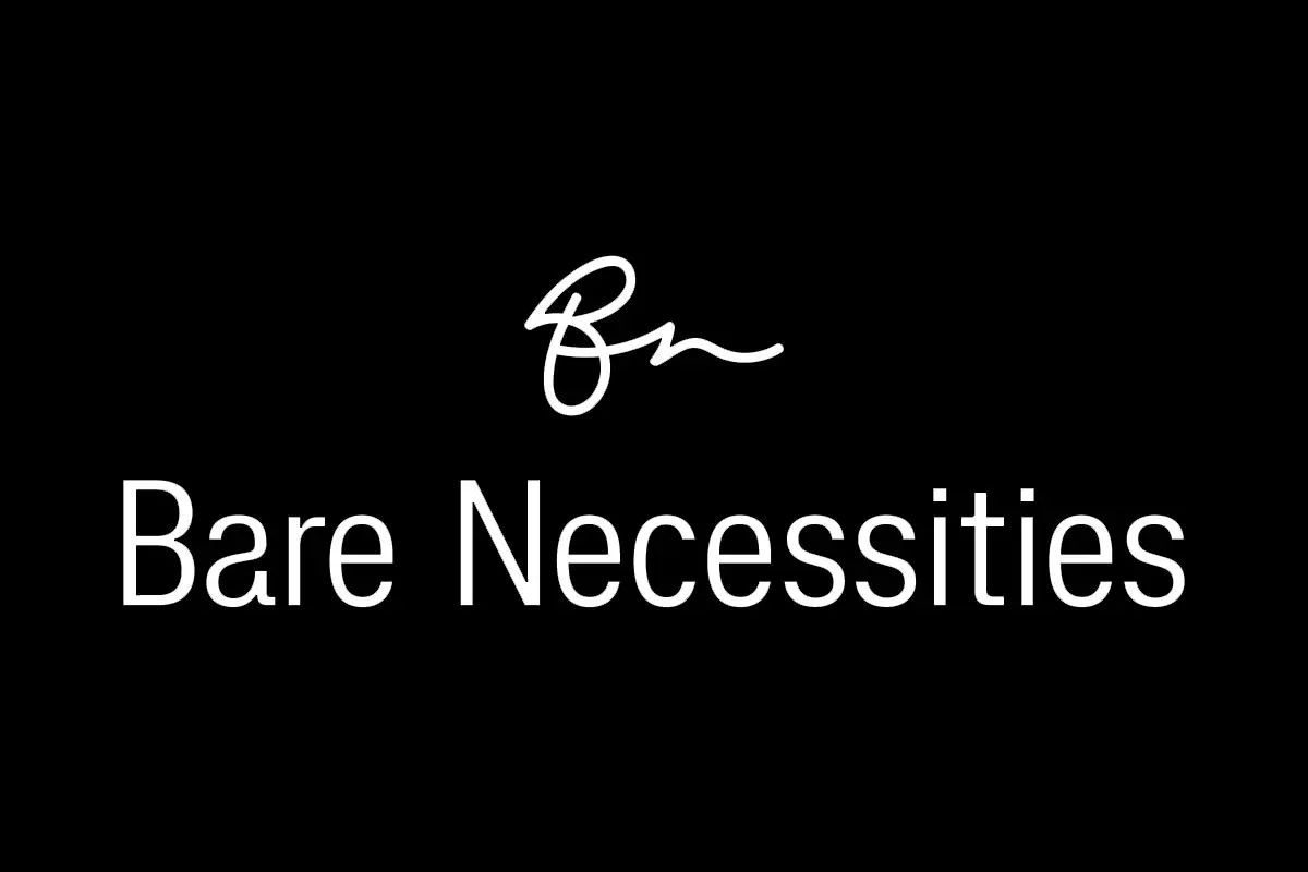 Bare Necessities品牌反白logo