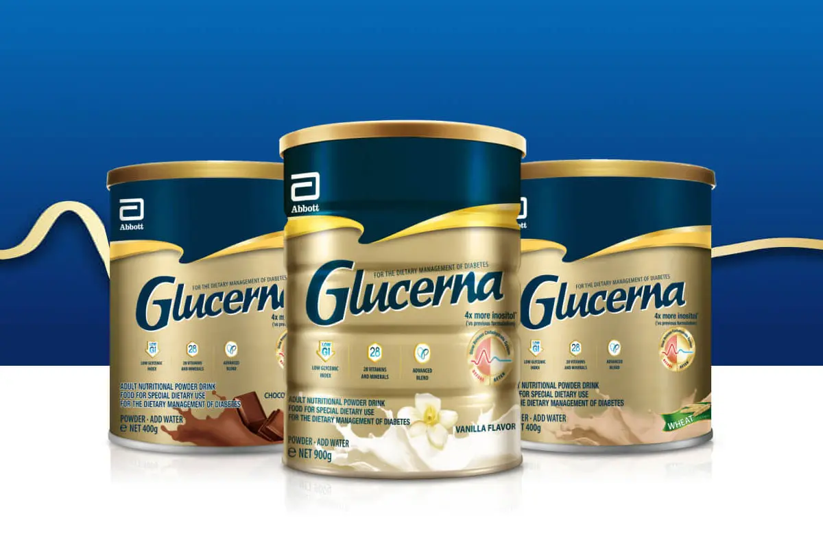 Glucerna怡保康品牌LOGO设计案例-牛奶行业标志设计方案