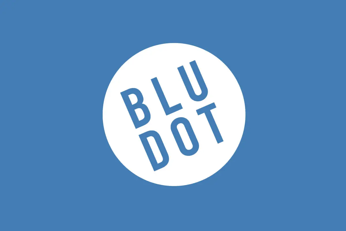 Blu Dot反白LOGO