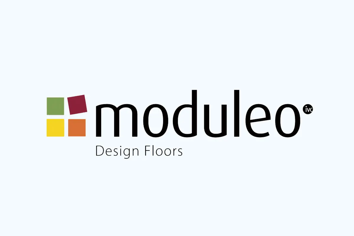 Moduleo品牌LOGO设计案例-地板行业标志设计方案