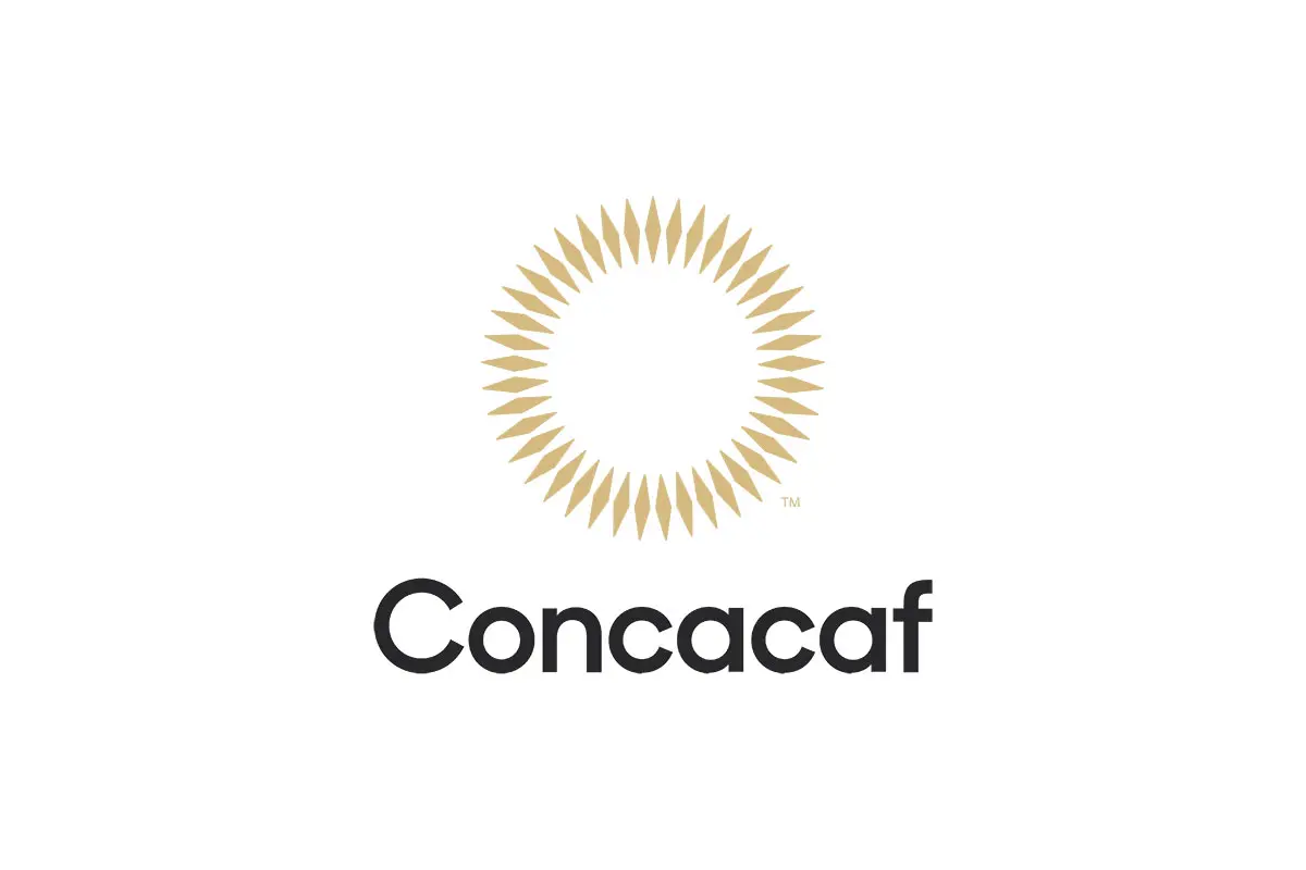 CONCACAF中北非和加勒比足球联合会logo设计-菱形环绕logo设计