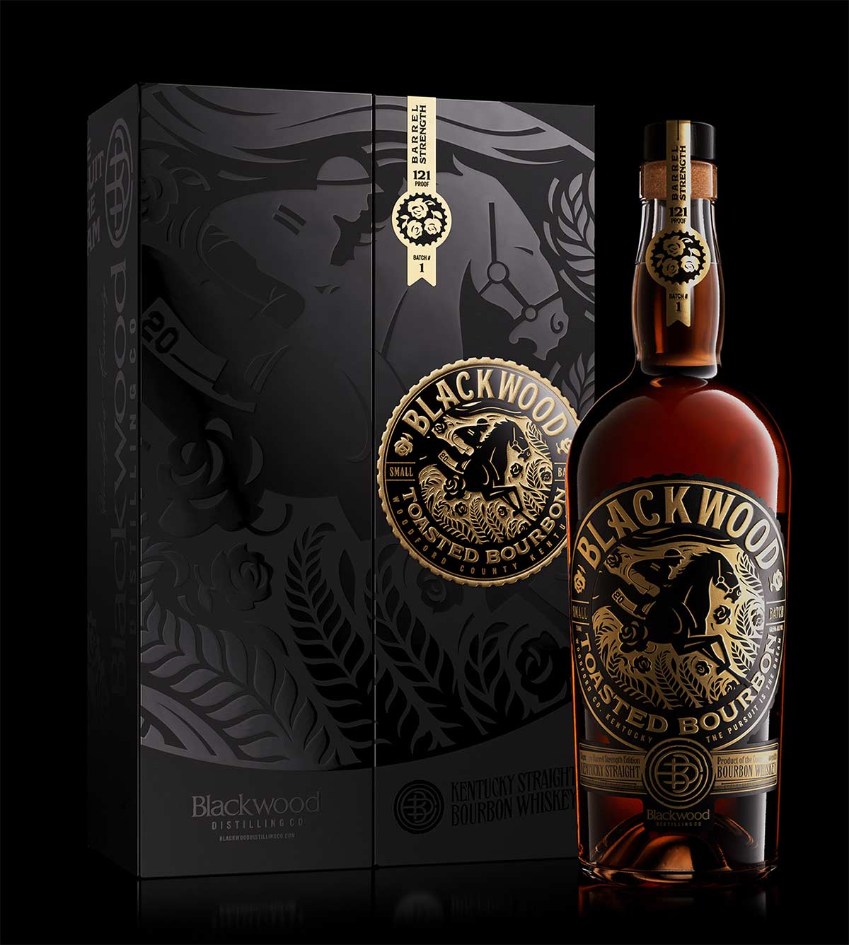 Blackwood威士忌包装设计图片