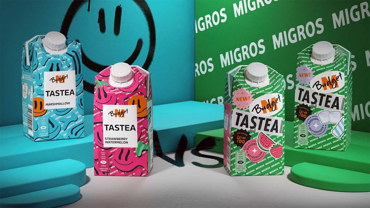 冰茶饮料包装设计图片