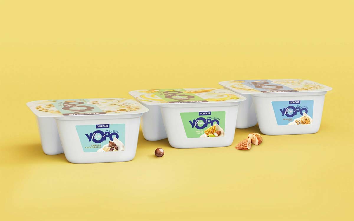 Yopolis酸奶包装设计图片