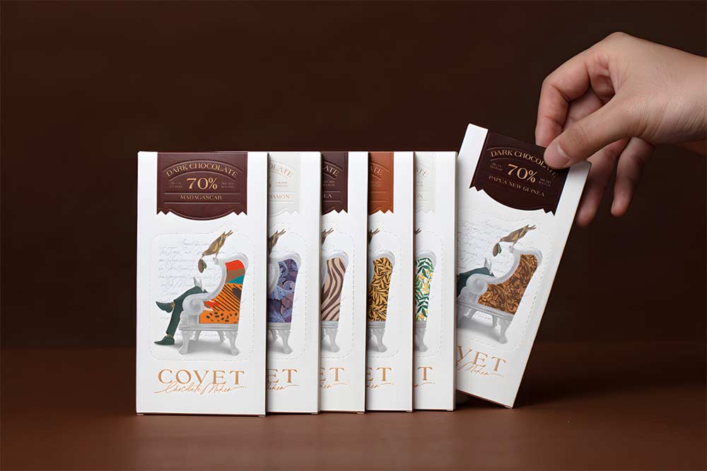 Covet巧克力包装设计图片