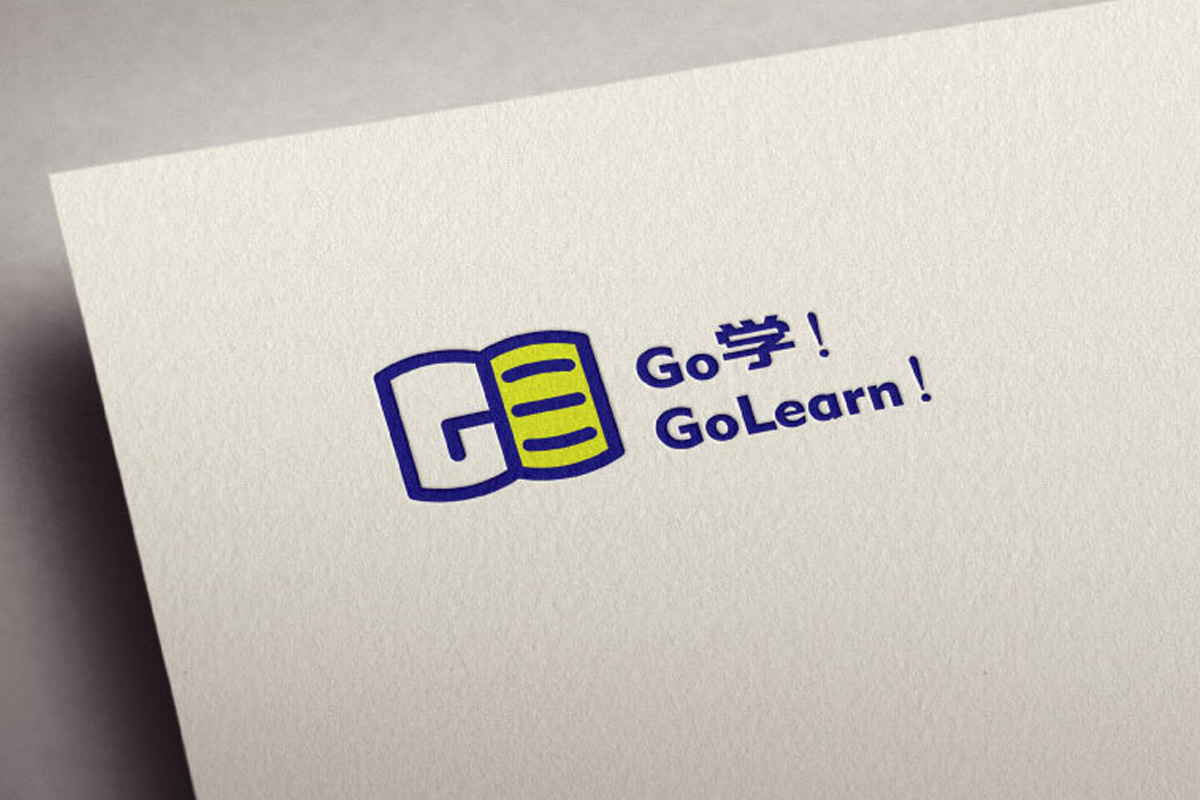 Go学教育标志logo图片