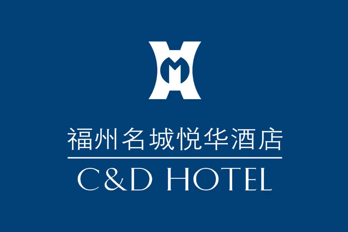 C&D HOTEL悦华酒店标志设计含义及酒店品牌设计理念 - logo9.net