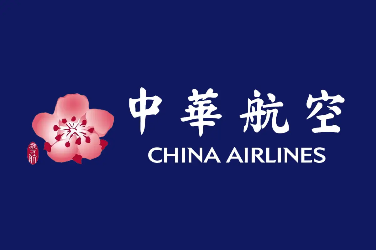 中华航空反白logo