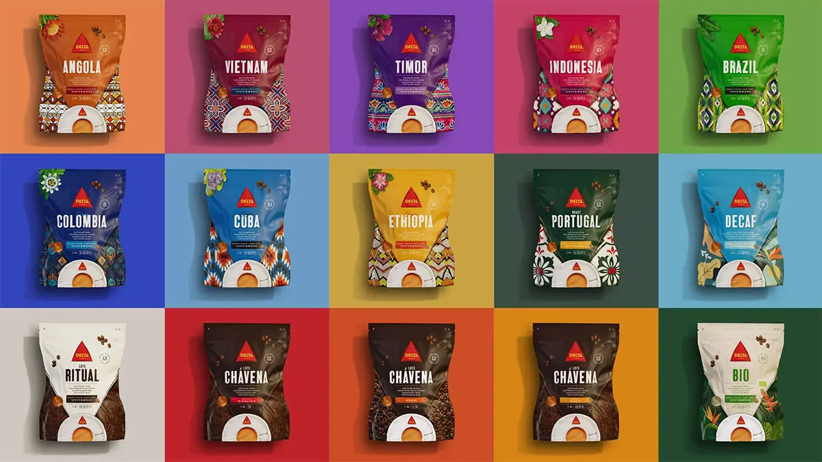 DELTA CAFÉ咖啡馆包装