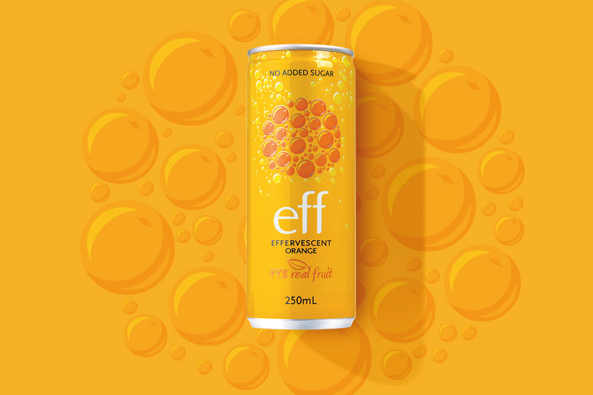 EFF碳酸橙汁包装设计欣赏