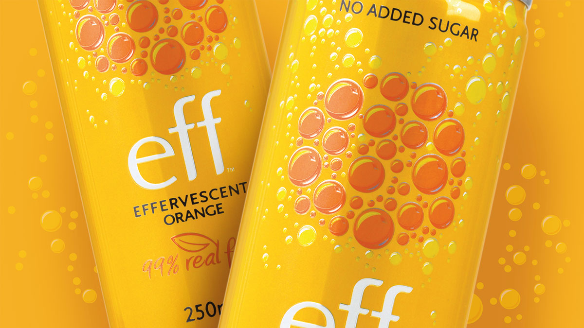 EFF碳酸橙汁包装