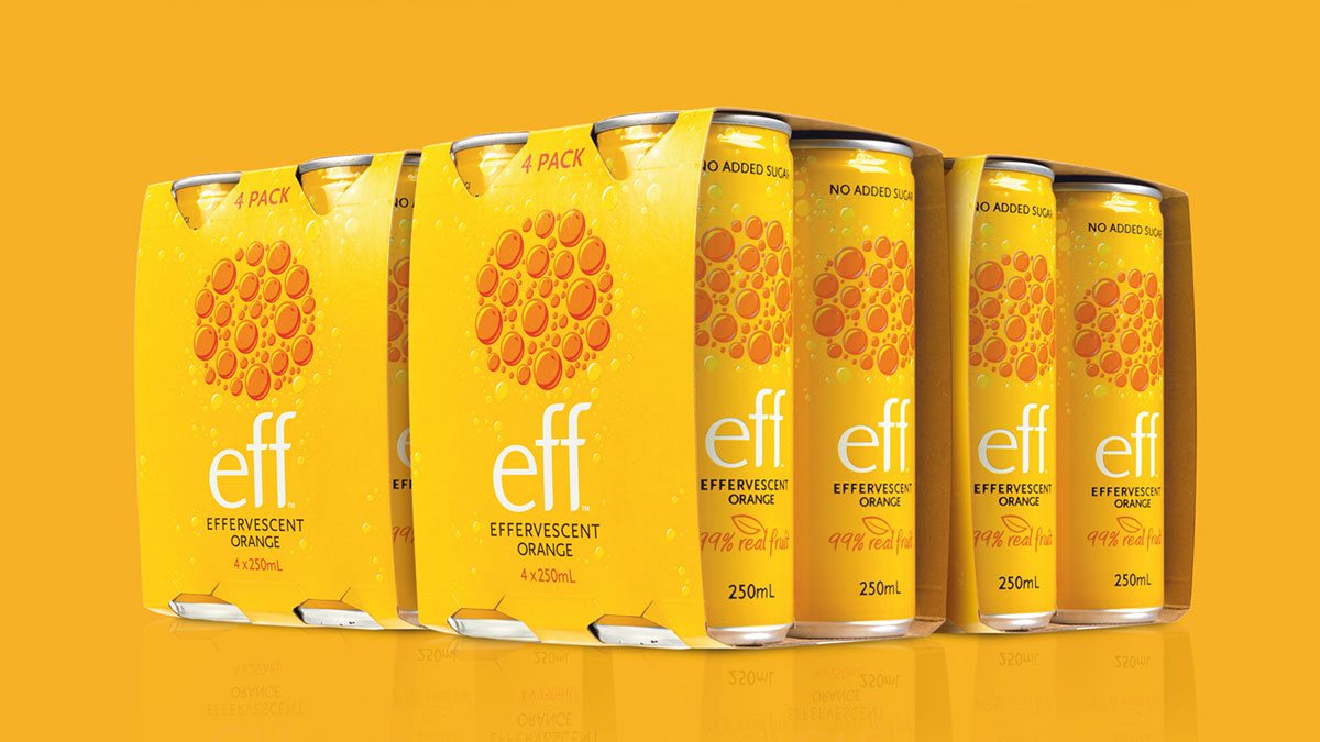 EFF碳酸橙汁包装
