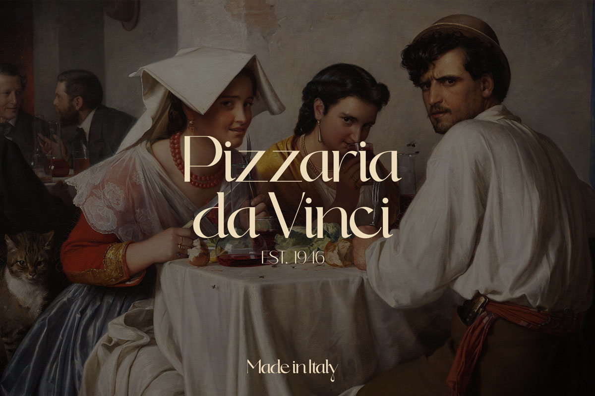 PIZZARIA DA VINCI披萨包装