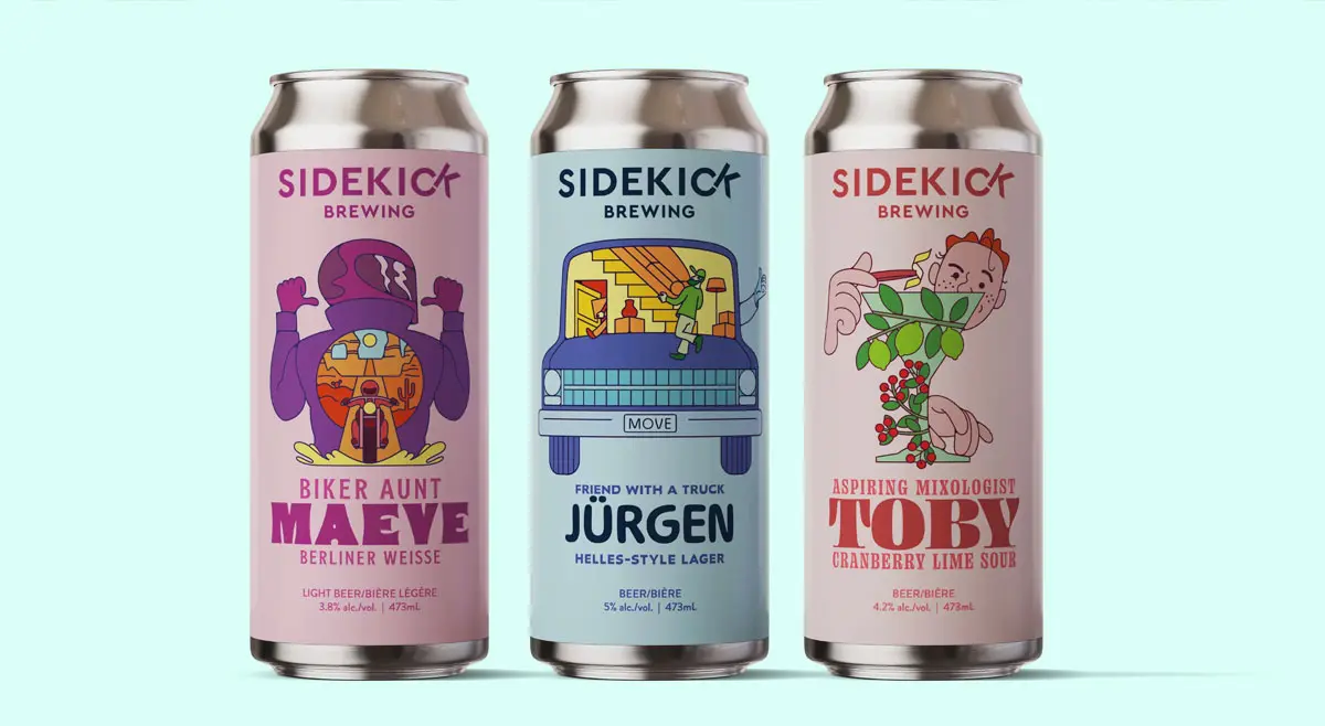 SIDEKICK精酿啤酒包装