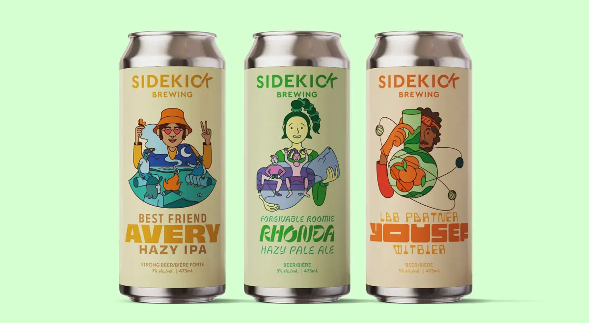 SIDEKICK精酿啤酒包装