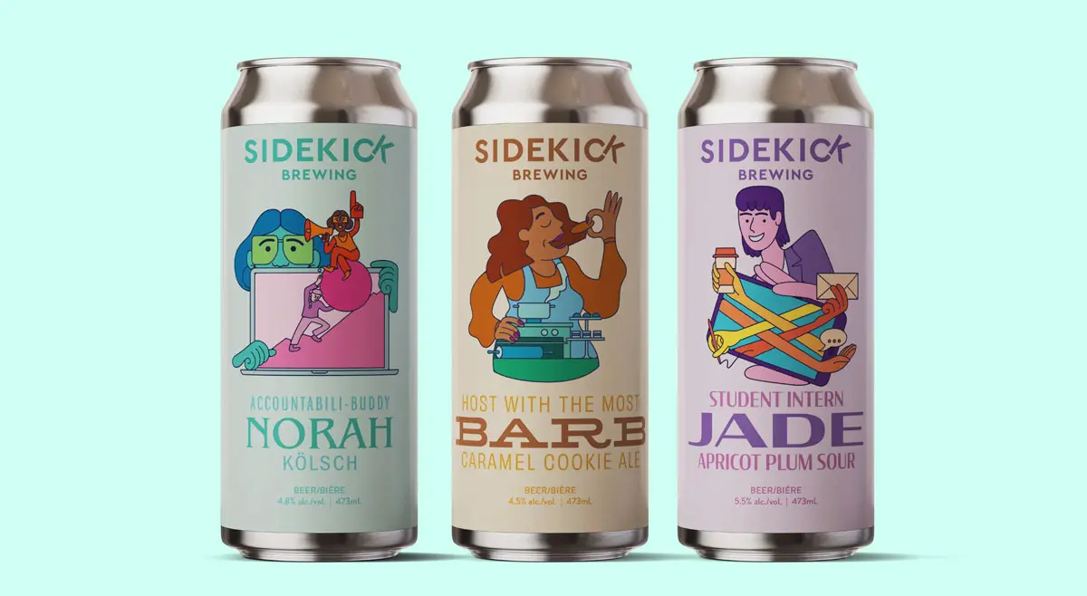 SIDEKICK精酿啤酒包装